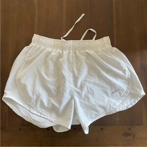 Nike Women's White Athletic running Shorts small